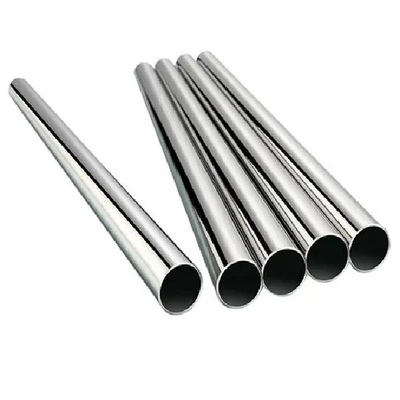 ASTM 240 316L स्टेनलेस स्टील वेल्डेड पाइप NO.4 8K सतह 6000mm लंबाई