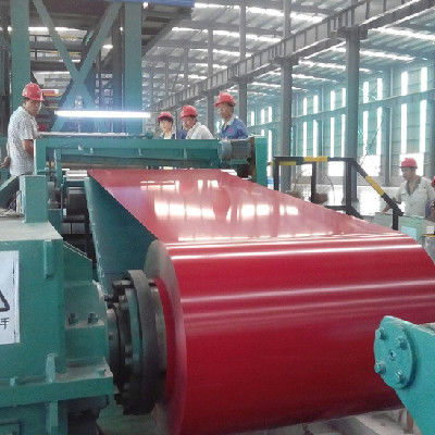 DC51 SGCC PPGI जस्ती स्टील का तार DX51D निकला हुआ किनारा प्लेट के लिए पूर्व चित्रित: