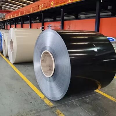 PPGI Color Coated Steel Coil Available In PE, SMP, HDP And PVDF Coating Types For Roofing Sheet Production And Building Materials